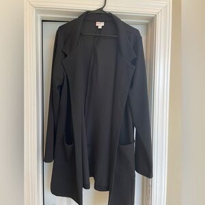 LuLaRoe Gwen Blazer Black 2XL